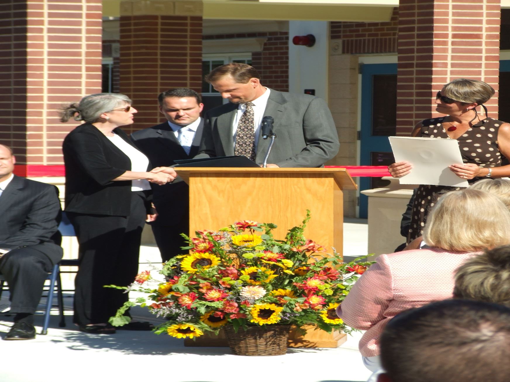 State Elected Officials at Podium 5